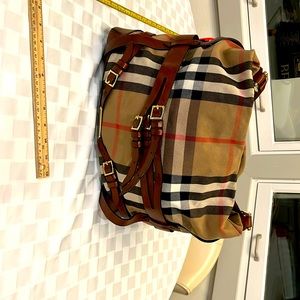 Burberry handbag with matching wallet